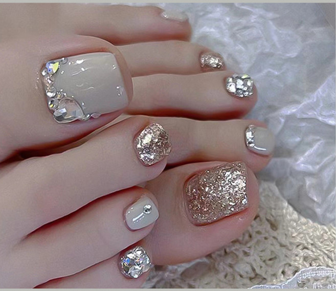 마켓감성 로맨틱디바 페디팁 24p 세트, TYPE 6, 2개