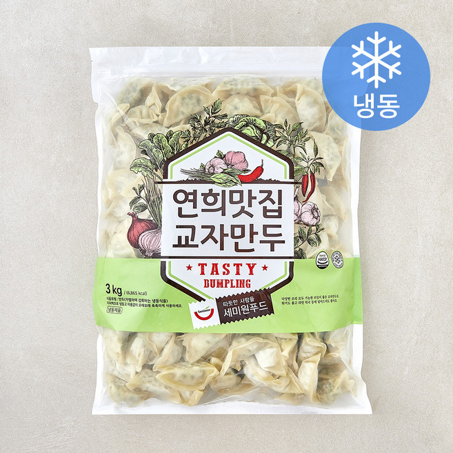 세미원 연희맛집 교자만두 (냉동), 3kg, 1개