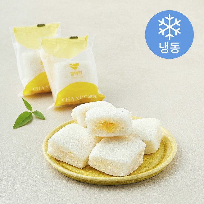 창억 멥쌀로 만든 유자기정떡 (냉동), 45g, 1개, 10개입