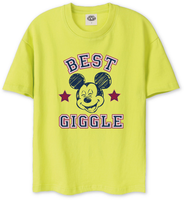 벤힛키즈 주니어용 디즈니 라운드 반팔 티셔츠 DNMKOM1019F