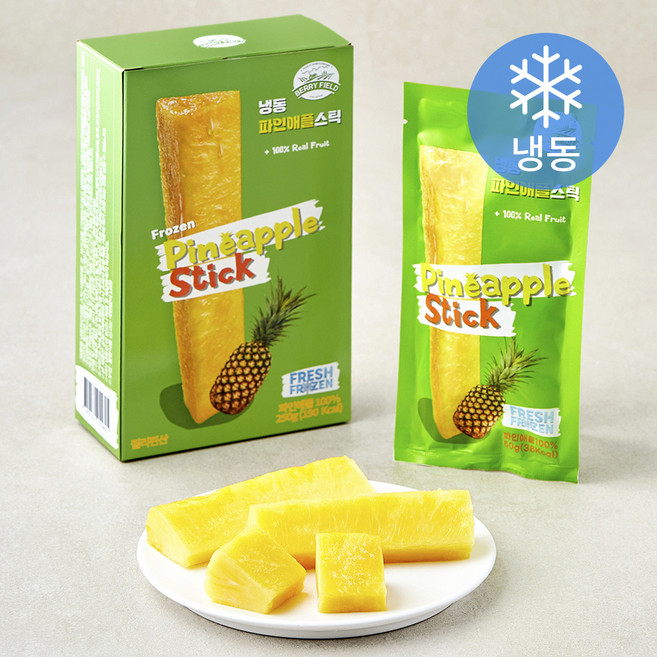 베리필드 파인애플스틱 5개입 (냉동), 1개, 250g