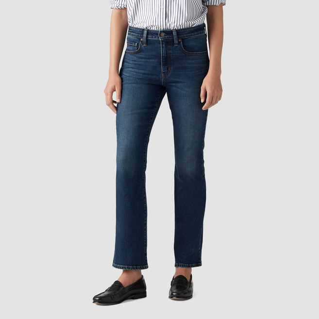 리바이스 여성용 725 어센틱 킥 부츠 미스드 콜 진 001W1-0005