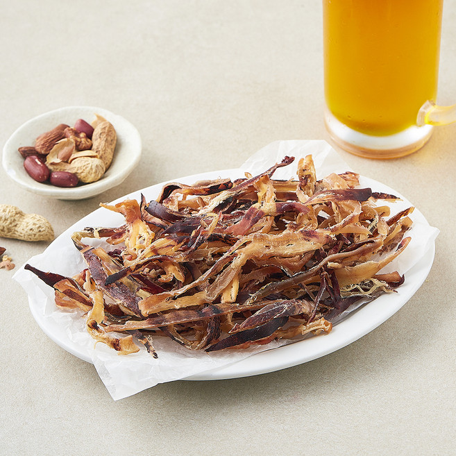 바른 황토숯불 훈연 오징어, 1개, 200g