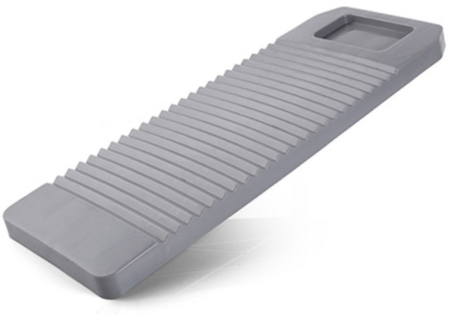 미끄럼방지 가정용 튼튼한 손빨래 빨래판 대형, 그레이, 1개