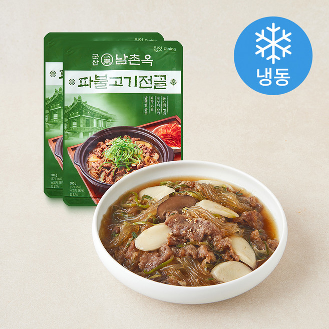 윙잇 군산 남촌옥 파불고기전골 (냉동), 500g, 2개