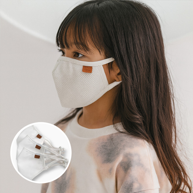 YEROOYENA 網眼立體透氣時尚家庭口罩 兒童用 3入