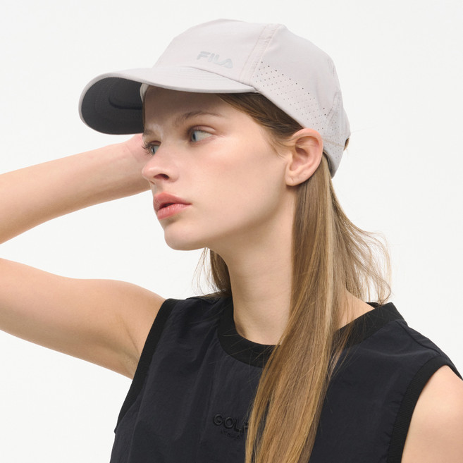 휠라 액티브 볼캡, 라이트 그레이, 1개