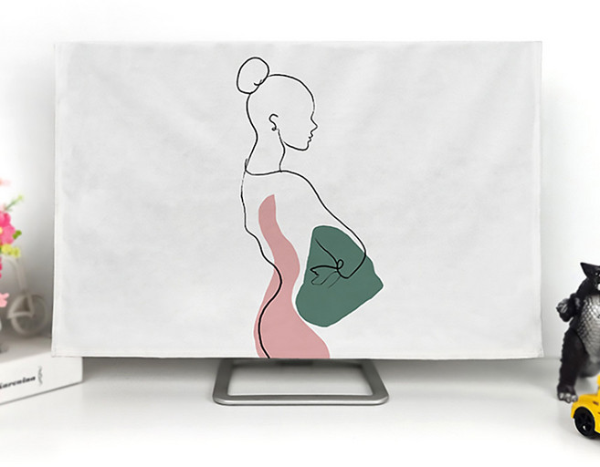 마켓에이 센서티브 프린팅 더스트 TV커버, TYPE2