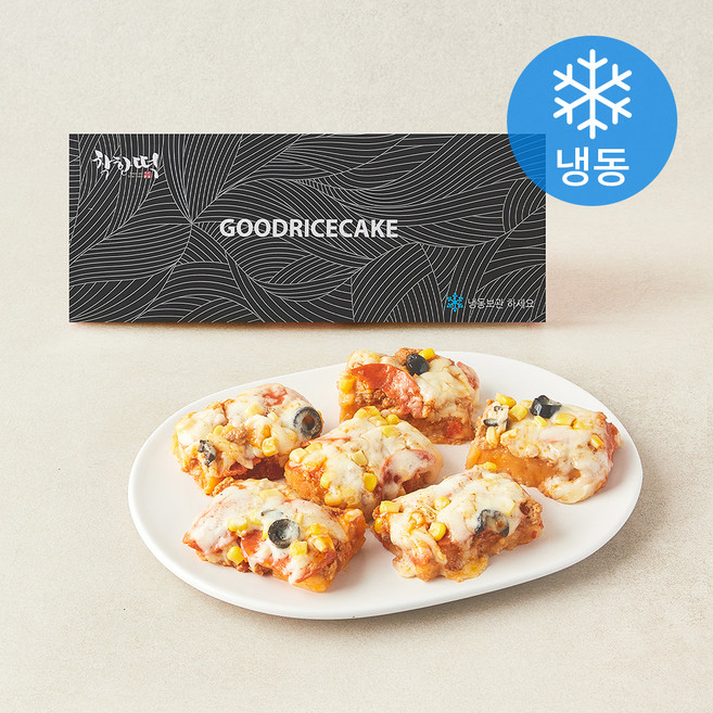착한떡 콤비네이션 피자설기 (냉동), 60g, 1개, 8개입