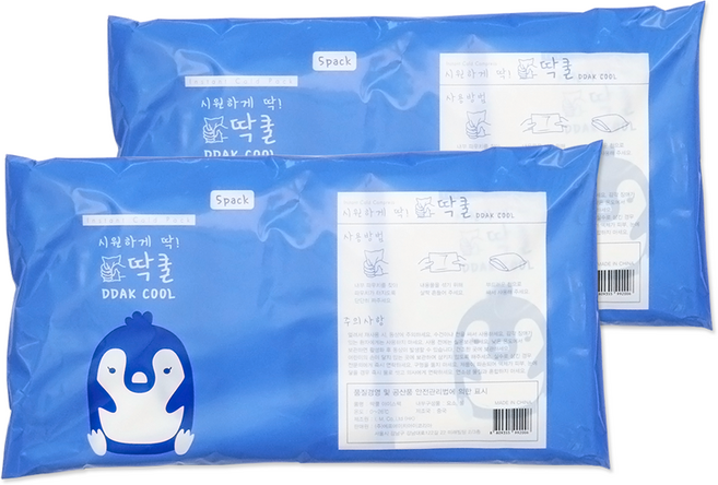 딱쿨 휴대용 아이스팩 5개입, 2개