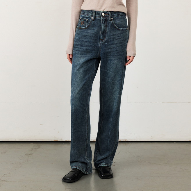 citybreeze 女款 2489 直筒丹寧褲 CTG3DP01