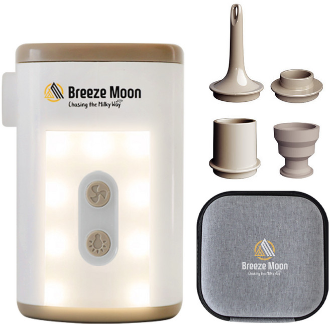 브리즈문 3Way LED 미니 에어 펌프 랜턴, 혼합색상, 1세트