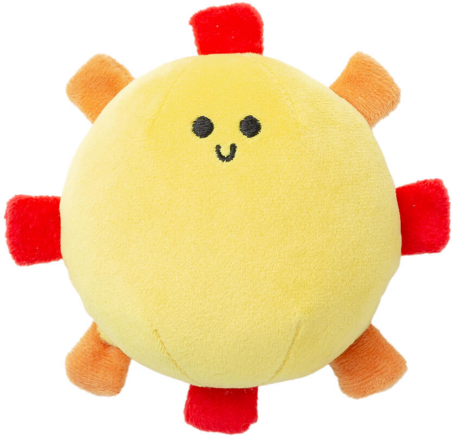 Dogfeet 寵物星球玩具, 太陽, 1個