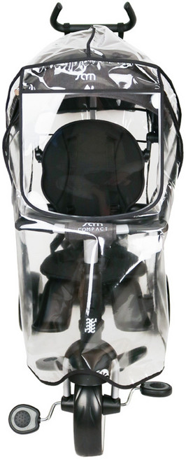 와우베이비 유아 자전거 레인커버, 투명 PVC, 1개