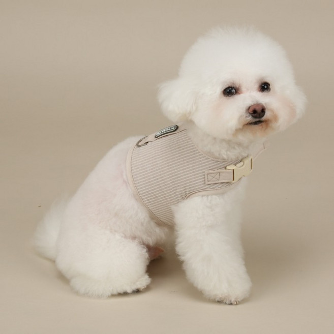 리토가토 강아지 멜로우 하네스, 베이지, 1개