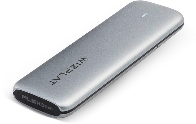 위즈플랫 NVMe SATA M.2 SSD 외장하드 케이스 USB-C Gen2, FD210, 1개