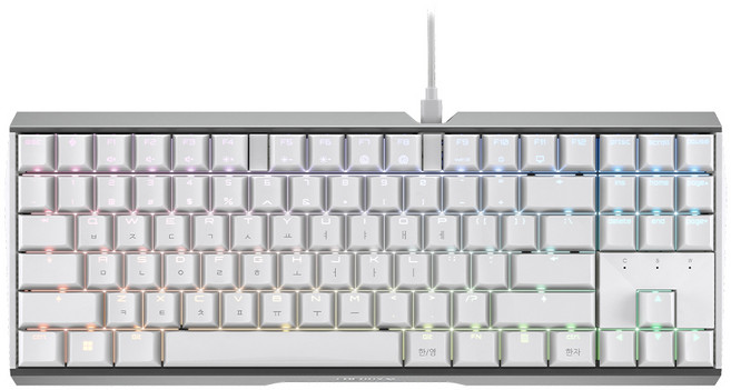 CHERRY 機械鍵盤, 白色, G80-3877HXAKR-0, 茶軸