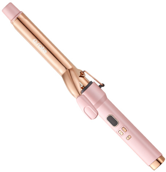 레이트 세라믹코팅 11단계 온도조절 샤인컬 봉고데기 25mm, 핑크, RT-CHI1225-PK