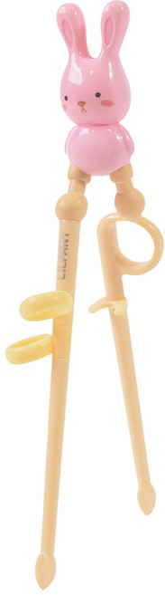 릴팡 스노우래빗 모션 교정젓가락, 혼합색상, 1개