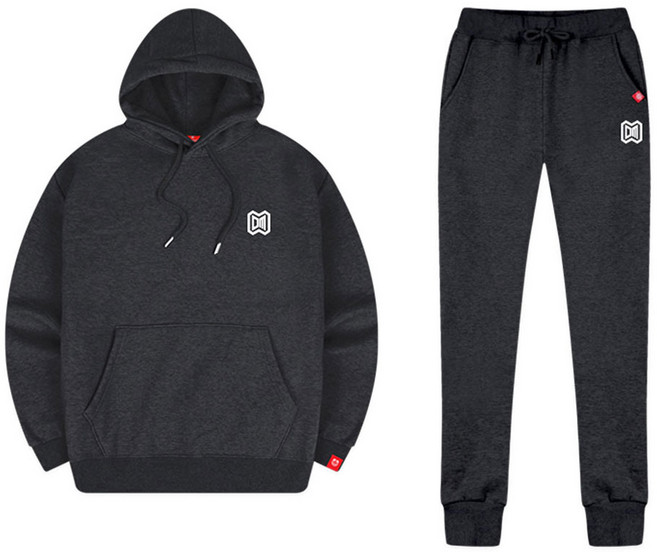 디몽스 마름모가로 후드 조거 상하의 세트 MUA_0029
