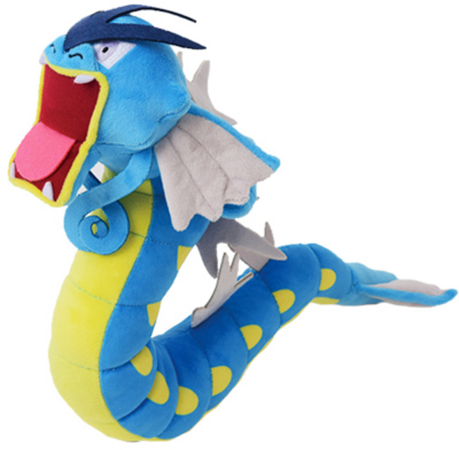 3RD ROUND 寶可夢 暴鯉龍絨毛娃娃, 1個, 藍色, 27cm