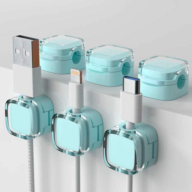 쥬롬 마그네틱 선정리 홀더, 6개, 민트