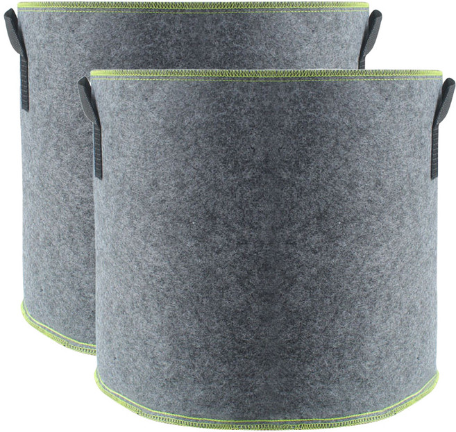 오늘의공감 부직포 농작물 블루베리 화분 2p, 그레이, 2개