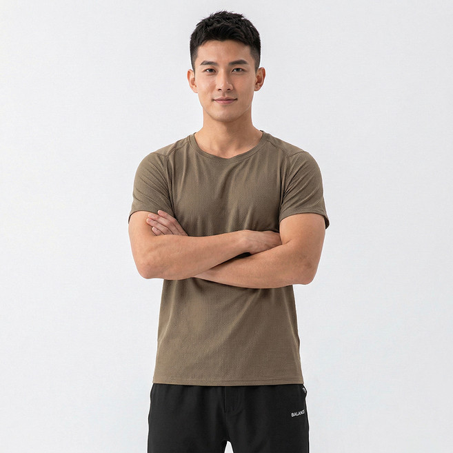 마켓에이 남성용 스포티 시원한 반팔 티셔츠 M263-0379