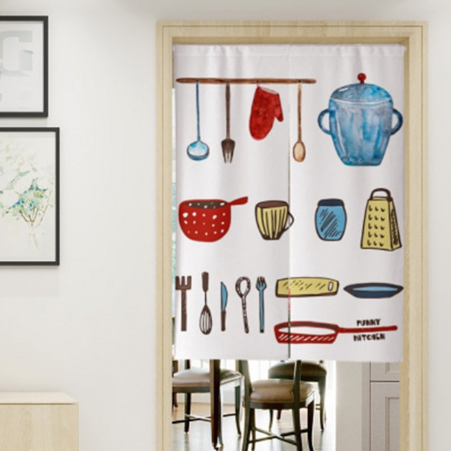 페어링 북유럽 주방 인테리어 파티션 커튼 가리개