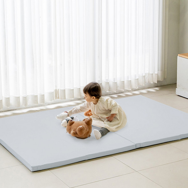 메튼 베이비 폴더매트 2단, 그레이