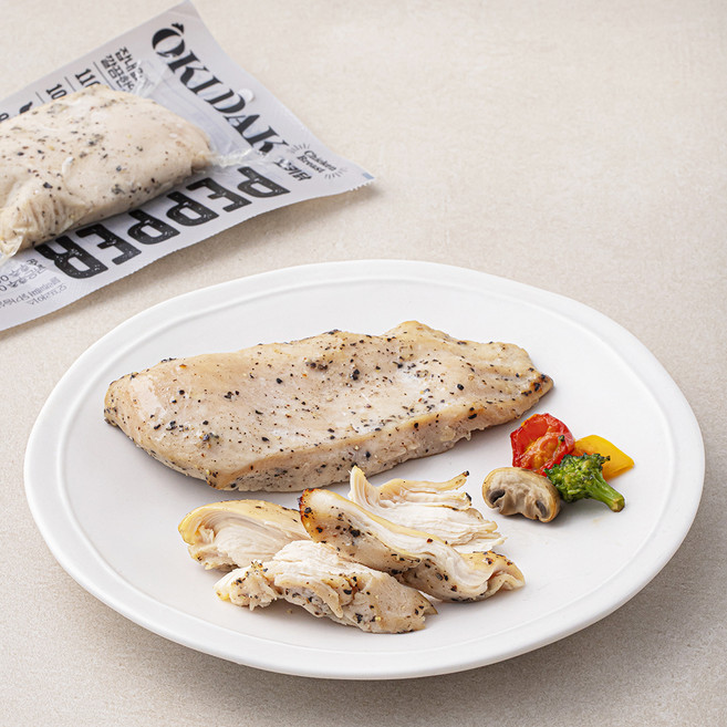 오프라이스 블랙페퍼 닭가슴살, 100g, 1개입, 4개