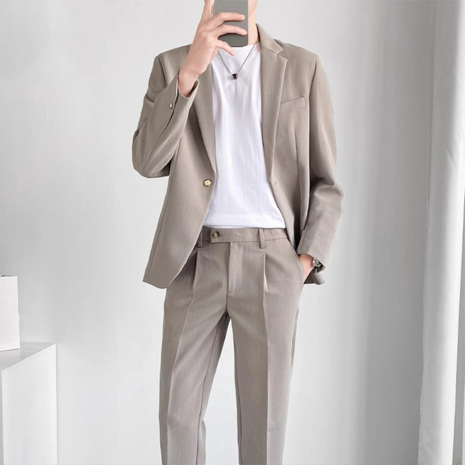 Elsso 男士 Homme 四季休閒基本款西裝套裝