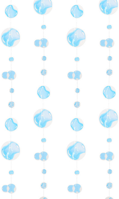 PARTYSHOW 水滴造型派對拉旗, 水藍色, 2個