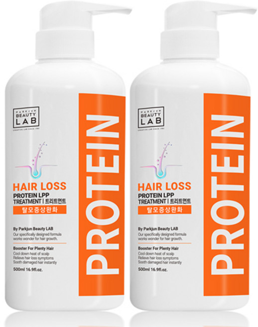 PARKJUN BEAUTY LAB 蛋白質強健髮根護髮素, 500ml, 2個