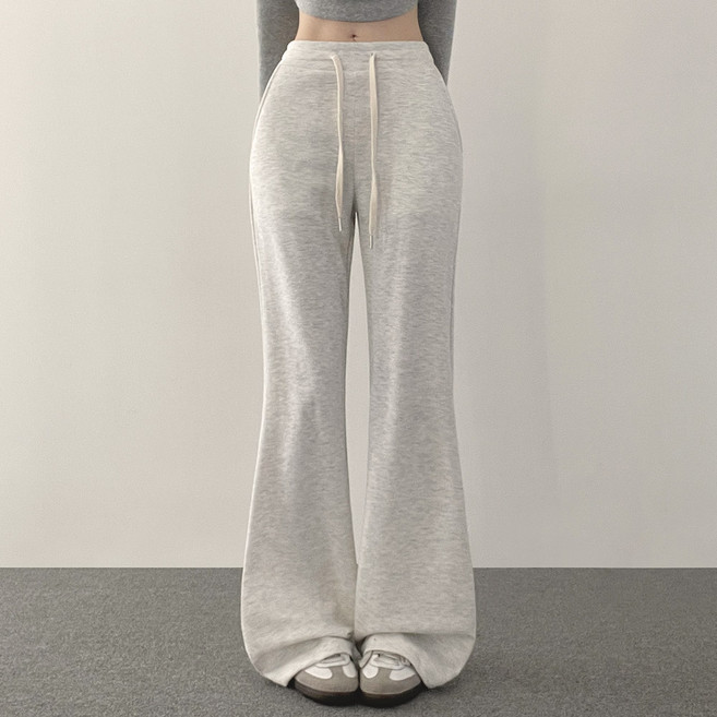 위드후이린 여성용 롱/숏 기장 말라핏 부츠컷 트레이닝 밴딩 팬츠