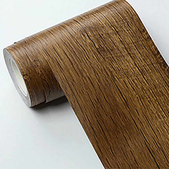 시트메이트 부착하기 쉬운 무늬목 패널 몰딩 시트지, 빈티지월넛 SM011