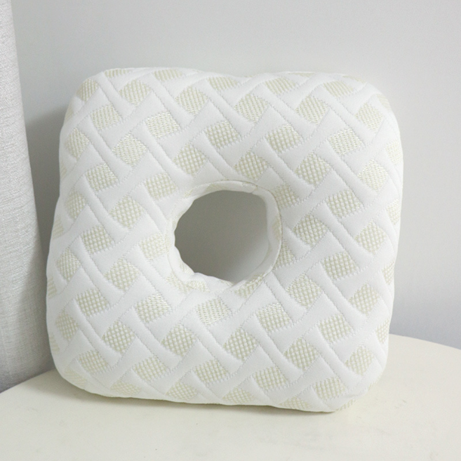 소울리치 귀가 안아픈 스퀘어 피어싱베개, 베이지, 1개