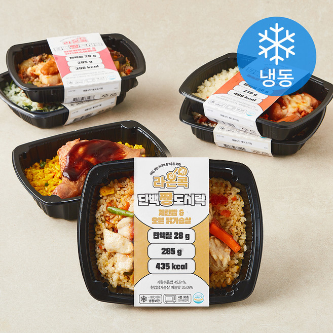 라온콕 단백짱 고기덮밥 B 6종 세트 1.72kg (냉동), 1세트