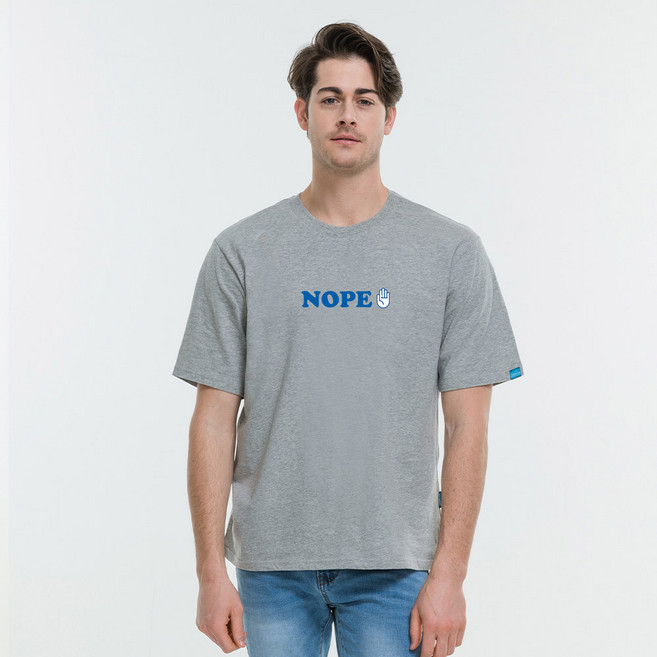 진마니아 NOPE 통기성 라운드 반팔티 CS0T85