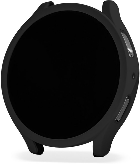 클로버나인 러버나인 하드 커버 스마트워치 케이스, 블랙, 1개