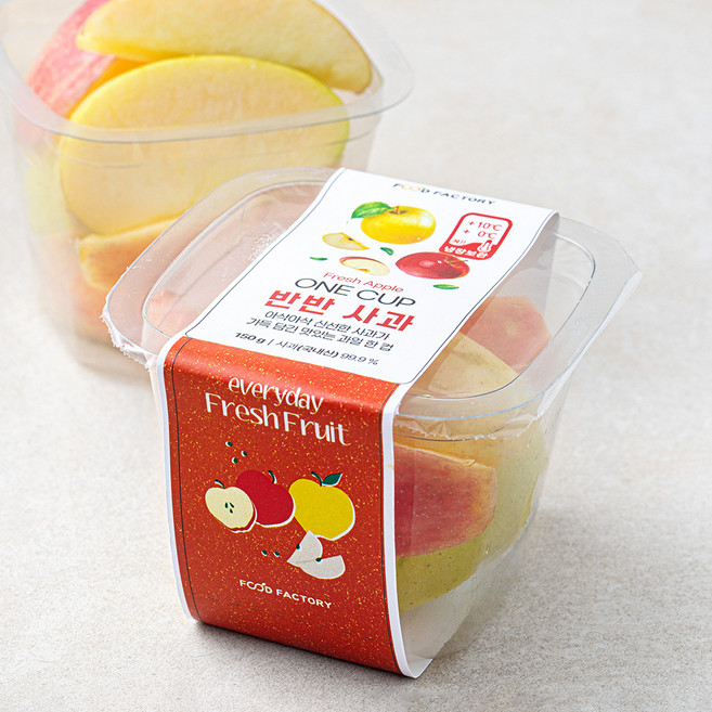 푸드팩토리 원컵 반반 사과, 150g, 1개입, 1개