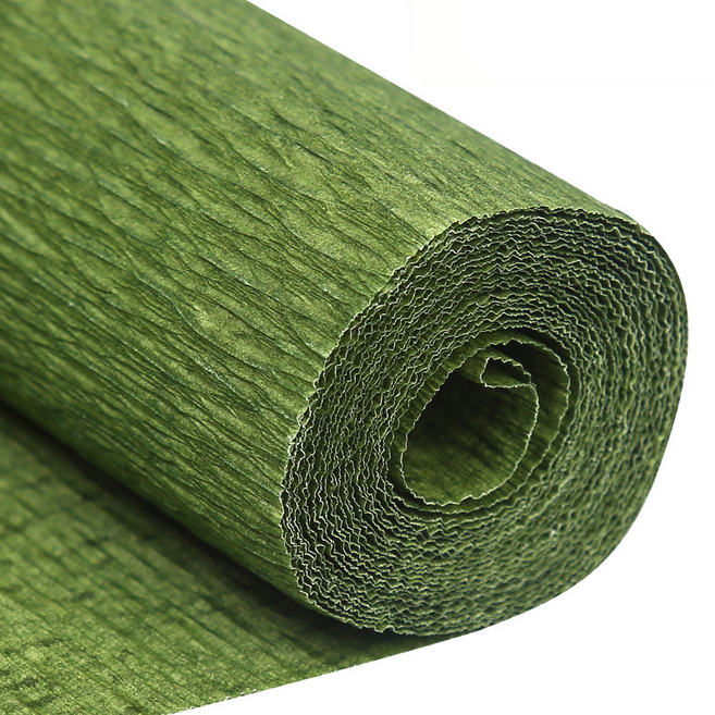 코히모 두성 투톤 주름지 구김지 50 x 250 cm 4W090, 1개, 아미그린