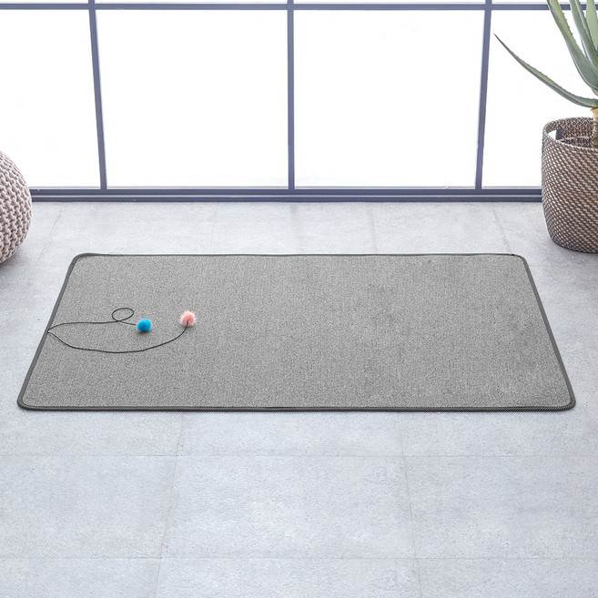 힐링타임 양탄자 평판형 스크래쳐 NH-2202, 그레이, 1개
