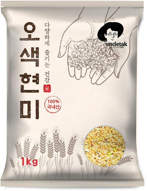 엉클탁 오색현미, 1kg, 1개