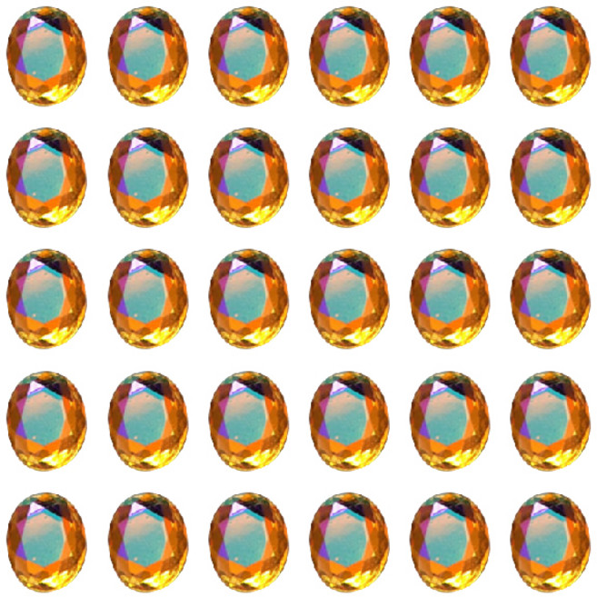 골드루쓰 스페셜오발 네일파츠, 오로라옐로우, 30개