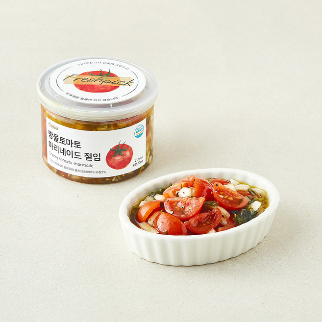 프레시픽 방울 토마토 마리네이드 절임, 200g, 1개