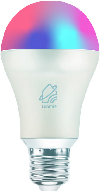 Loomie 스마트어플 밝기조절 컬러 LED 전구 9W LM90X-COLOR, 전구색, 1개