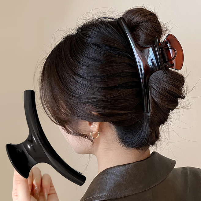 비단길 코모리 대형 헤어 집게핀 14.5 x 8.5 cm 2p