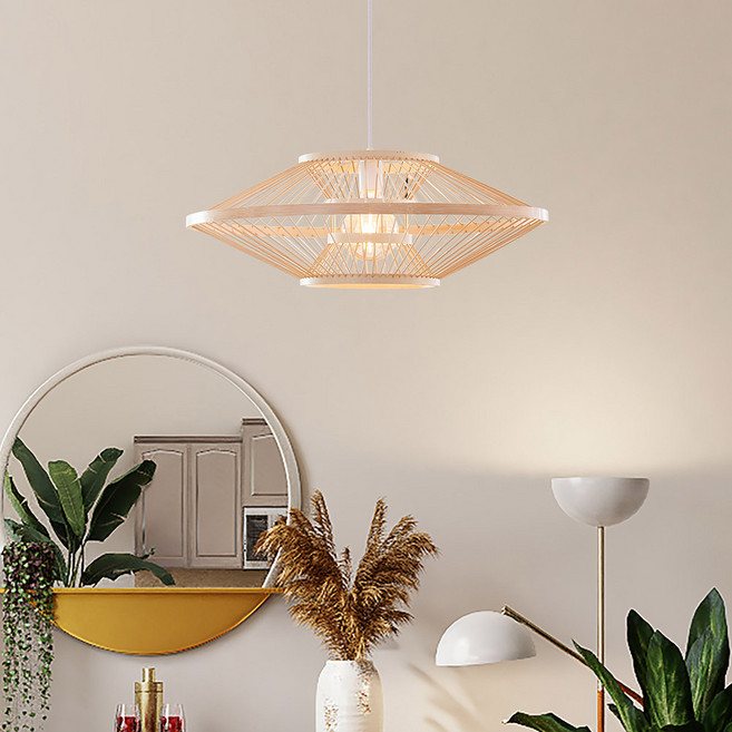 히트조명 플라토 1등 펜던트 조명 D60030A, 우드