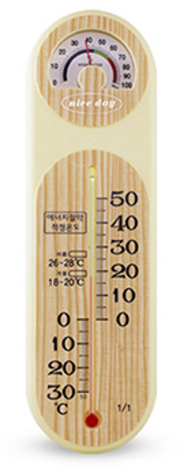 나이스데이 온습도계 B-500, 혼합색상, 1개